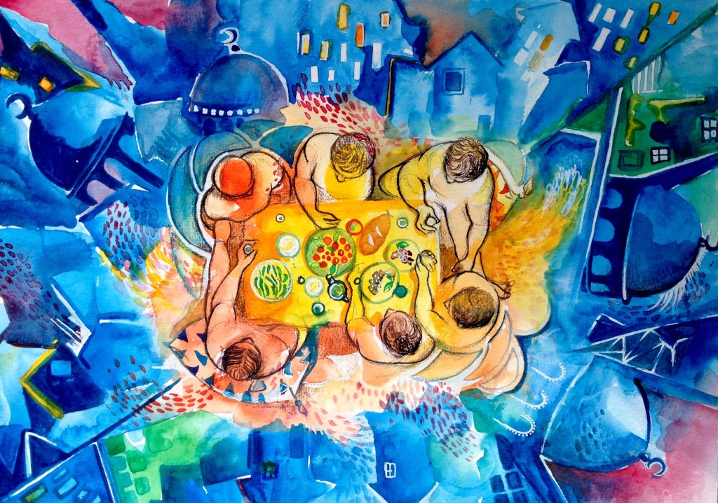 After spending a month in Istanbul, this is the image which best depicts my experience, 'Friendship in Istanbul'