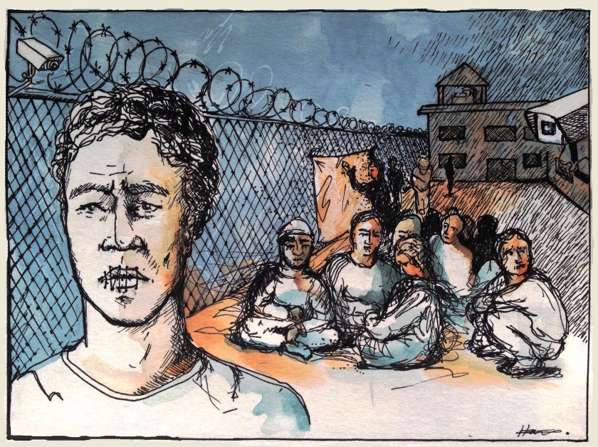 A series of illustrations for the SOAS Zine. Highlighting the Justice for Cleaners campaign and the Divest from Detention movement.